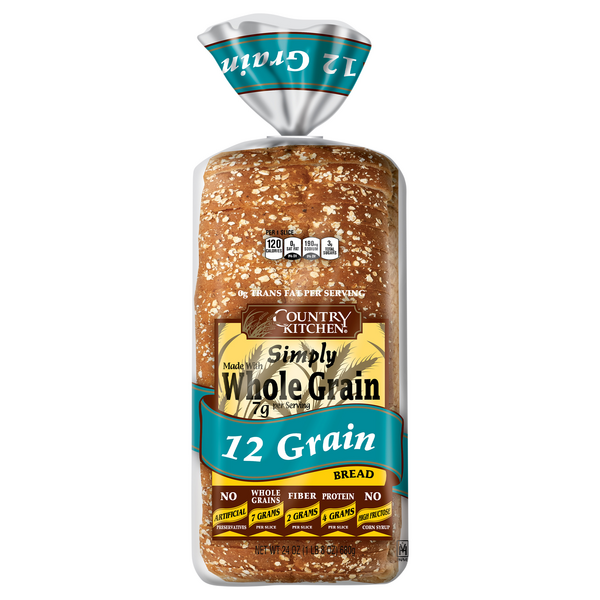 Country Kitchen Simply Whole Grain 12 Grain Sliced Bread