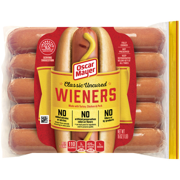 Save on Oscar Mayer Wieners Classic Uncured 10 ct Order Online