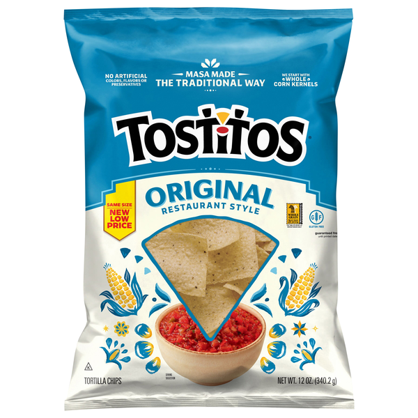 Tostitos Gluten Free Original Restaurant Style Tortilla Chips