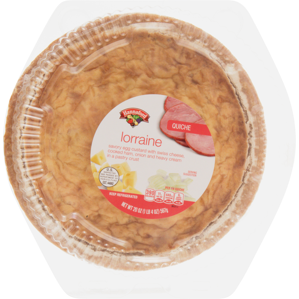 Hannaford Lorraine Quiche Heat & Serve