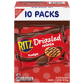 Nabisco Ritz Drizzled Minis Fudge Crackers - 10 ct