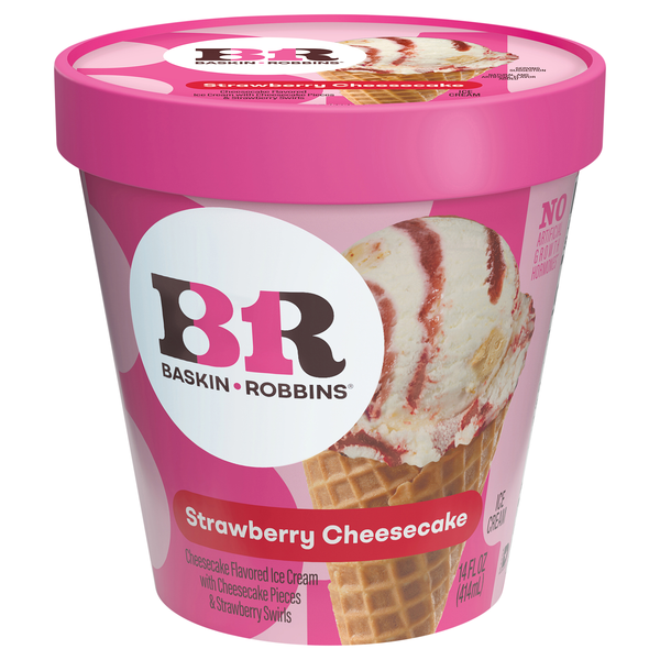 Baskin Robbins Strawberry Cheesecake Ice Cream