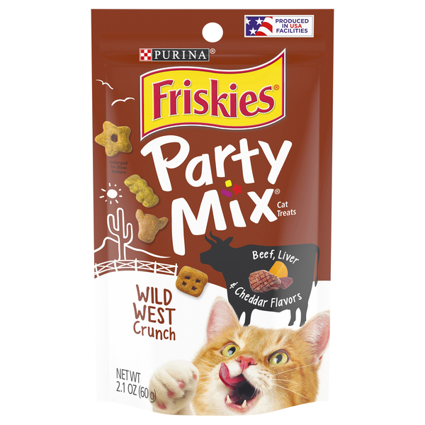 Save on Friskies Party Mix Wild West Crunch Cat Treats Order Online