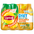 Lipton Immune Support Diet Pineapple Mango Flavor Green Iced Tea - 12 pk