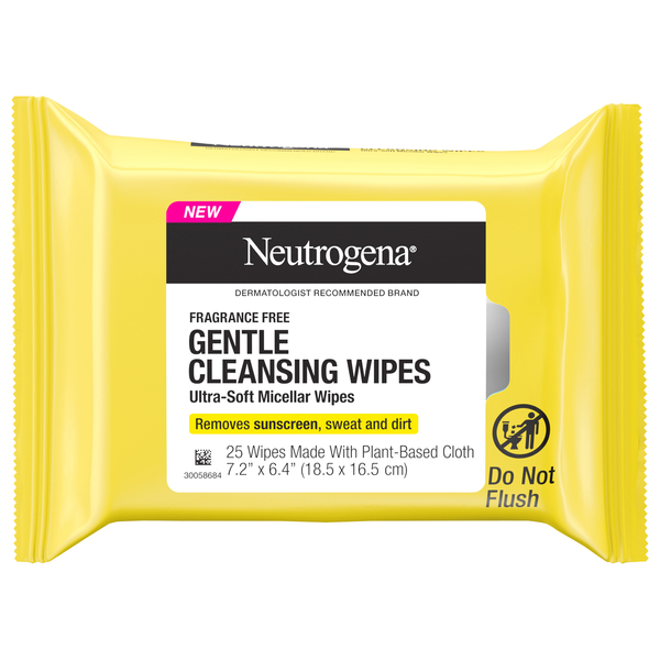 Neutrogena Gentle Fragrance Free Micellar Cleansing Wipes