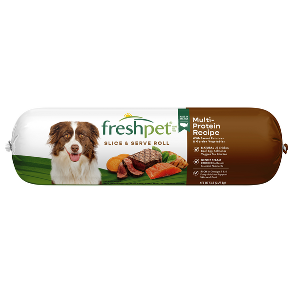 Freshpet Slice & Serve Roll Multi-Protein Recipe Dog Food Refrigerated