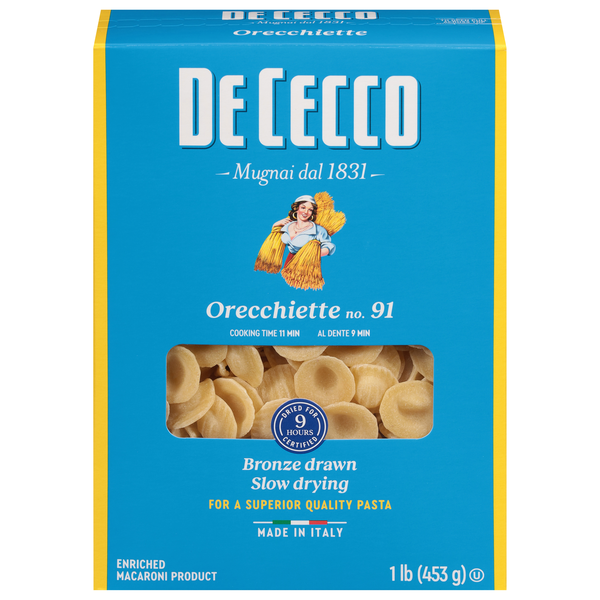 De Cecco Orecchiette Pasta