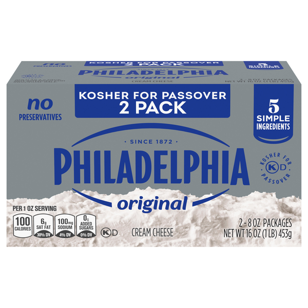 Philadelphia Original Cream Cheese Bricks 8 oz/2 ct
