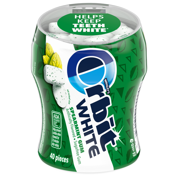Orbit Sugar Free Gum White Spearmint