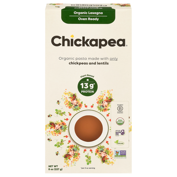 Save on Chickapea Oven Ready Lasagna Organic Order Online Delivery GIANT