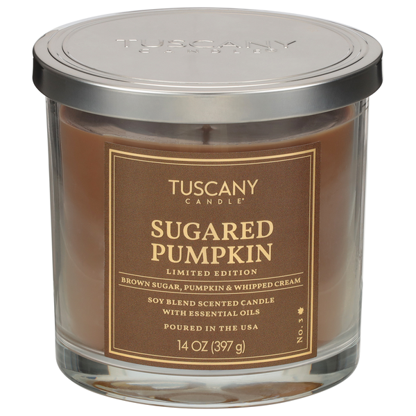 Tuscany Candle Soy Blend Sugared Pumpkin