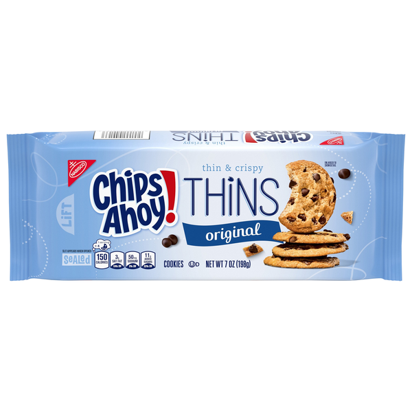 Nabisco Chips Ahoy! Thins Original Chocolate Chip Cookies