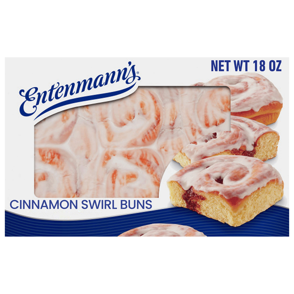 Entenmann's Cinnamon Swirl Buns - 6 ct