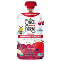 Once Upon a Farm Organic Immunity Blend Apple Cherry & Elderberry Pouch