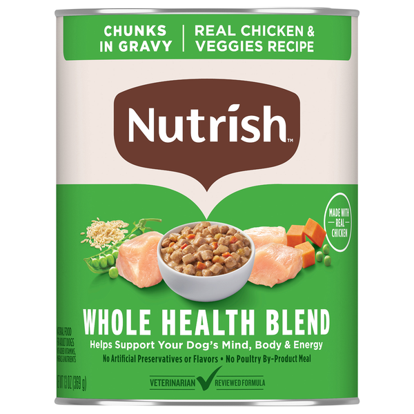 Rachael Ray Nutrish Chunks in Gravy Chicken & Veggies Adult Wet Dog Food