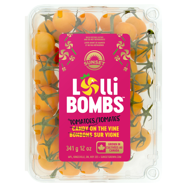 Sunset On-the-Vine Lolli Bombs Tomatoes