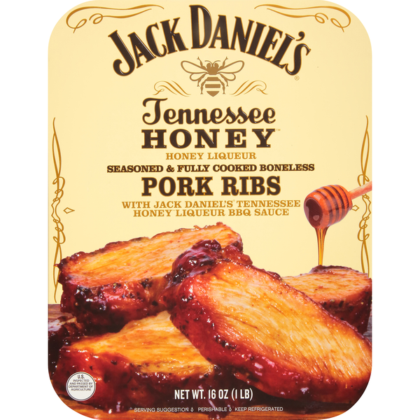 Jack Daniel's Tennessee Honey Boneless Pork Ribs Refrigerated