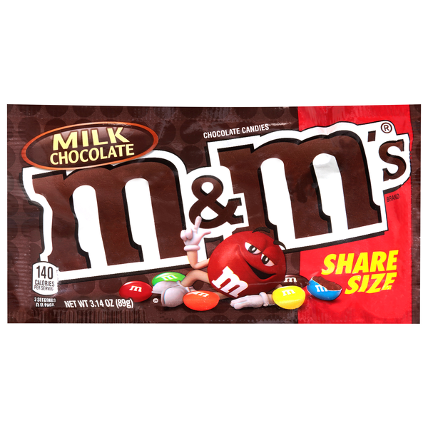 M&M's Milk Chocolate Candy Sharing Size