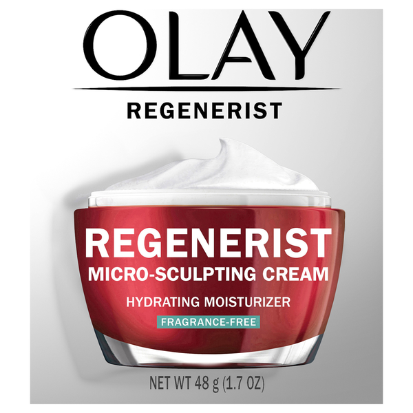 Olay Regenerist Micro Sculpting Cream Hydrating Moisturizer Fragrance Free