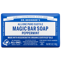 Dr. Bronner's Organic All-One Hemp Peppermint Pure Castile Soap Bar