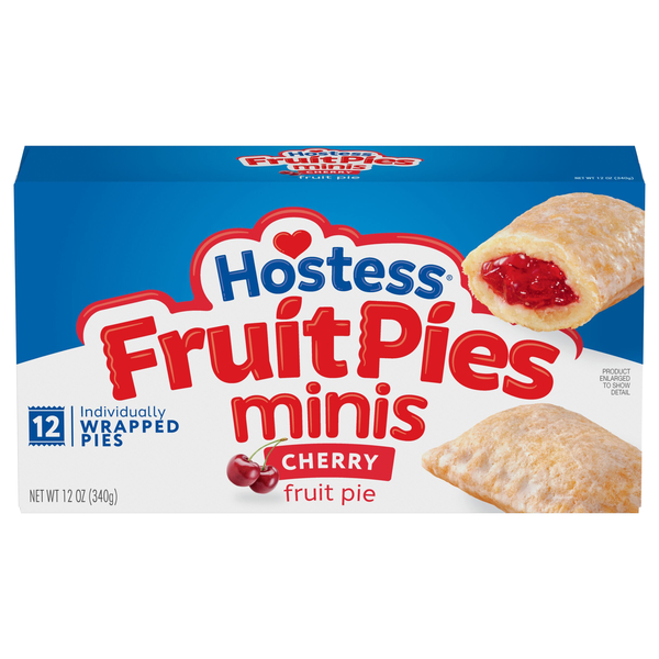 Hostess Snack Size Cherry Fruit Pies - 12 ct