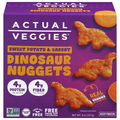 Actual Veggies Sweet Potato & Carrot Dinosaur Nuggets Frozen