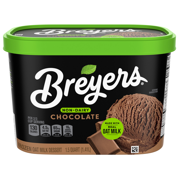 Breyers Non Dairy Chocolate Frozen Oat Milk Dessert