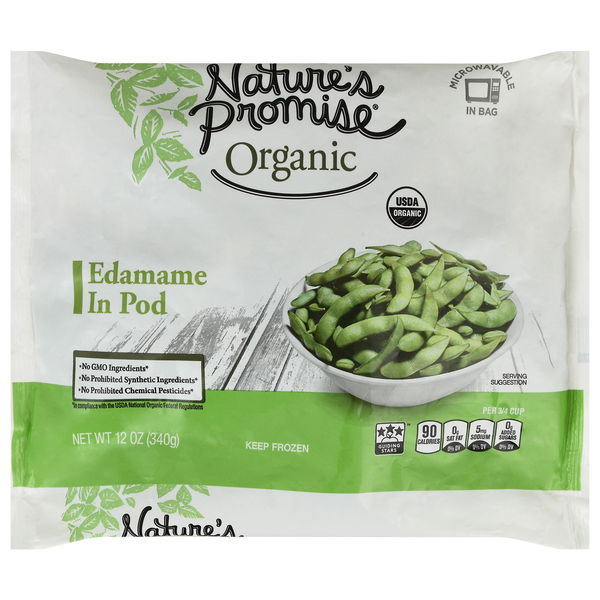 Nature's Promise Organic Edamame In Pod Frozen