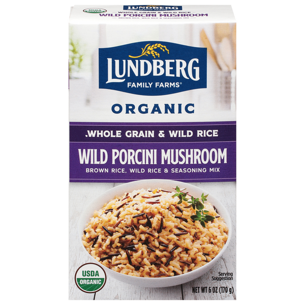 Save on Lundberg Whole Grain Rice/Wild Rice Seasoning Mix Porcini