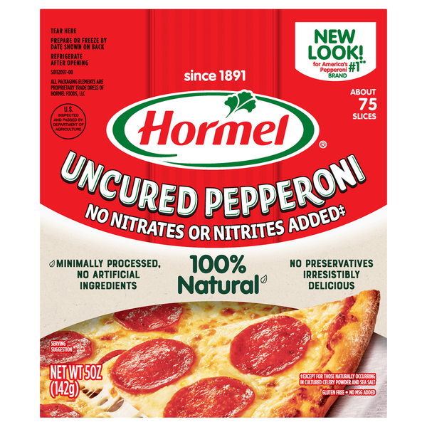 Hormel Natural Choice Uncured Pepperoni Slices