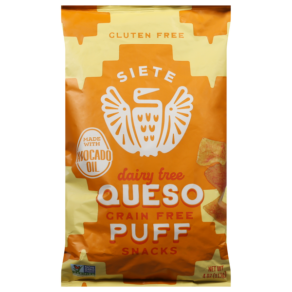 Siete Gluten Grain & Dairy Free Queso Puffs