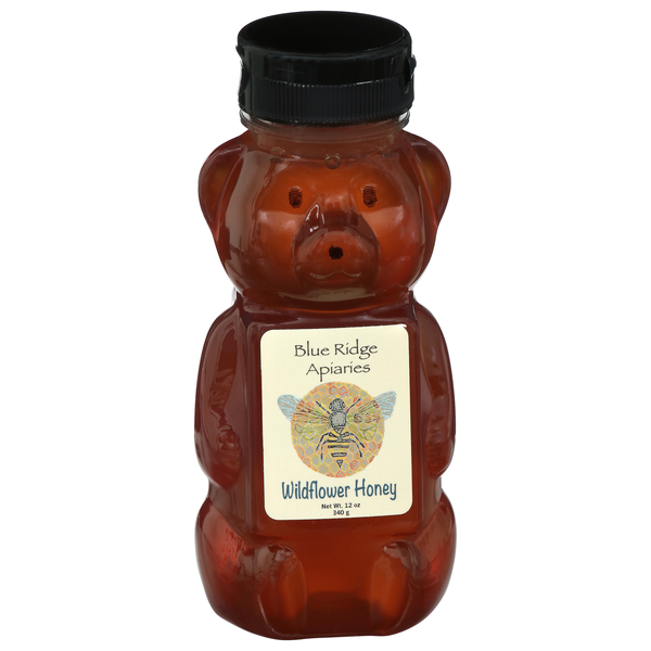 Blue Ridge Apiaries Wildflower Honey Bear