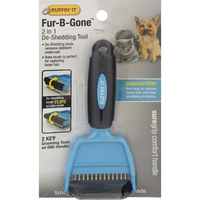 Ruffin' It Fur-B-Gone 2-in-1 De-Shedding Tool