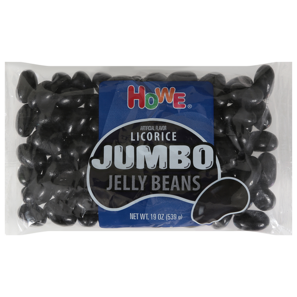 Howe Licorice Jumbo Jelly Beans Candy