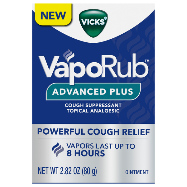 Vicks VapoRub Cough Suppressant Topial Analgesic Ointment
