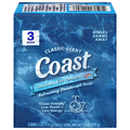 Coast Pacific Force Classic Scent Deodorant Bath Soap Bar - 3 ct