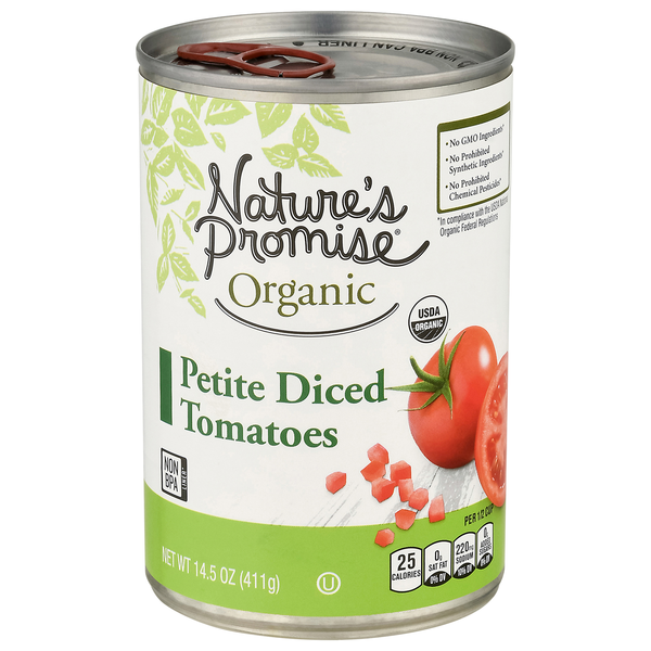 Nature's Promise Organic Petite Diced Tomatoes