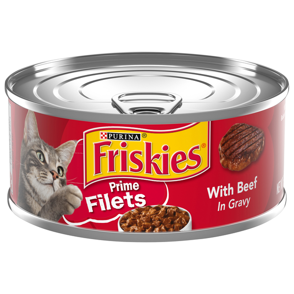 Save on Friskies Wet Cat Food Prime Filets with Beef in Gravy Order