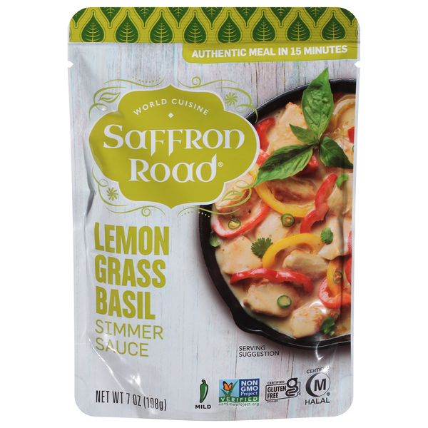 Save on Saffron Road Simmer Sauce Lemongrass Basil Gluten Free Order