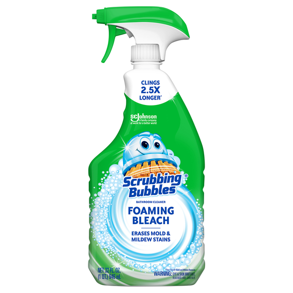 Scrubbing Bubbles Foaming Bleach Bathroom Cleaner Trigger Spray