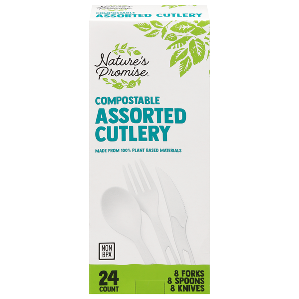 Nature's Promise Compostable Assorted Cutlery