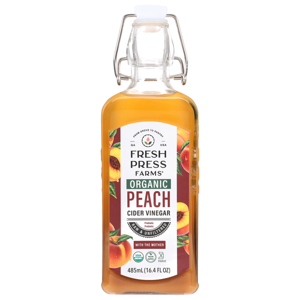Fresh Press Farms Organic Peach Cider Vinegar