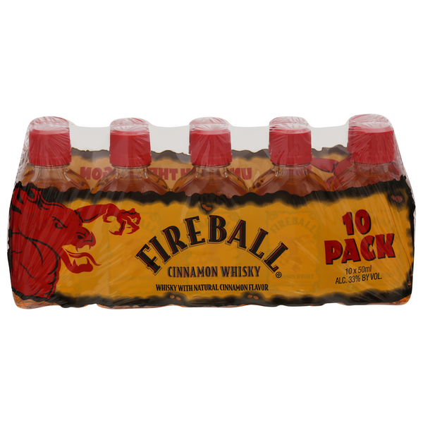 Fireball Cinnamon Whisky - 10 pk