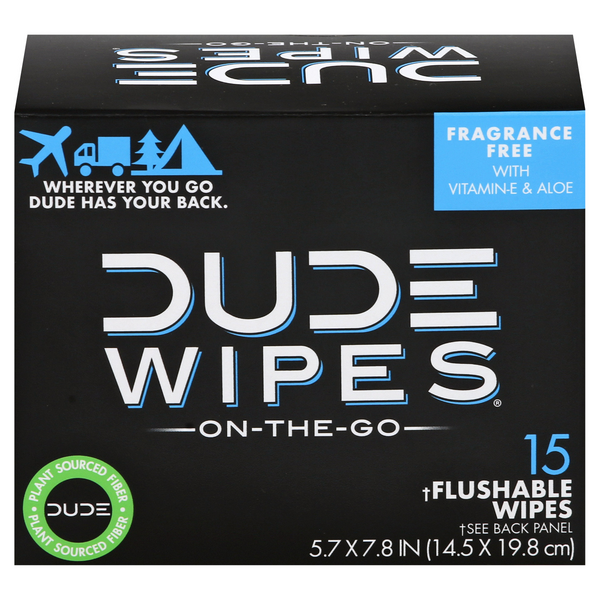Save on DUDE OntheGo Wipes Singles Fragrance Free Flushable Order