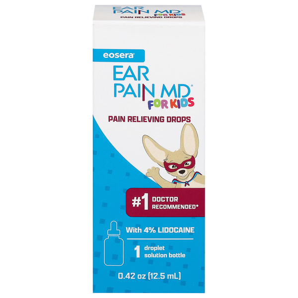 Ear Pain MD For Kids with 4% Lidocaine