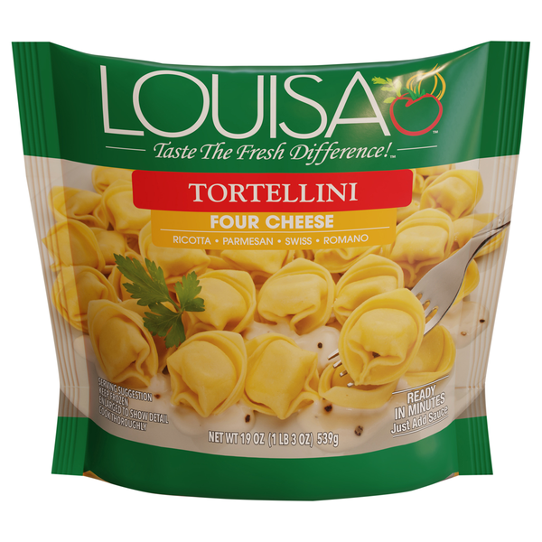 Louisa Four Cheese Tortellini Pasta Frozen
