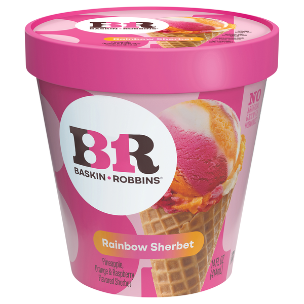 Baskin Robbins Rainbow Sherbet