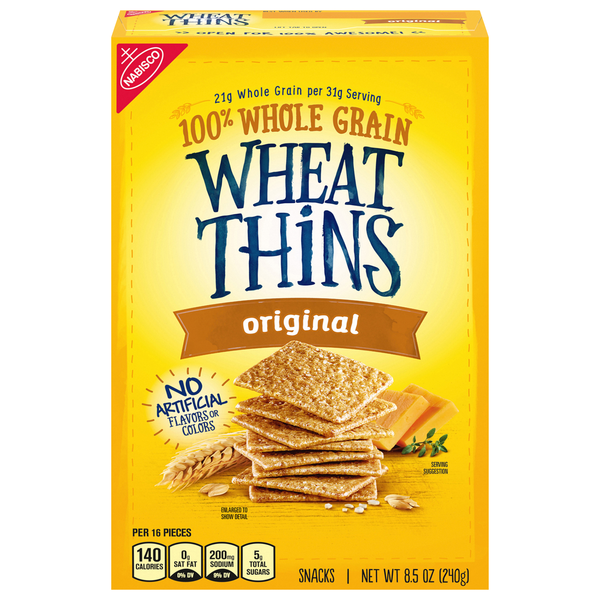 Nabisco Wheat Thins Original Whole Grain Crackers