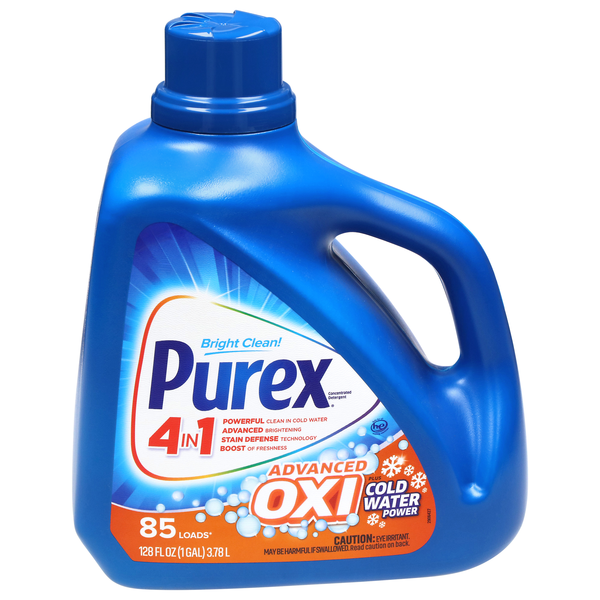 Purex + Oxi 4 in 1 Fresh Morning Burst Liquid Laundry Detergent