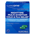 CareOne Nitetime Cold & Flu Relief Softgels